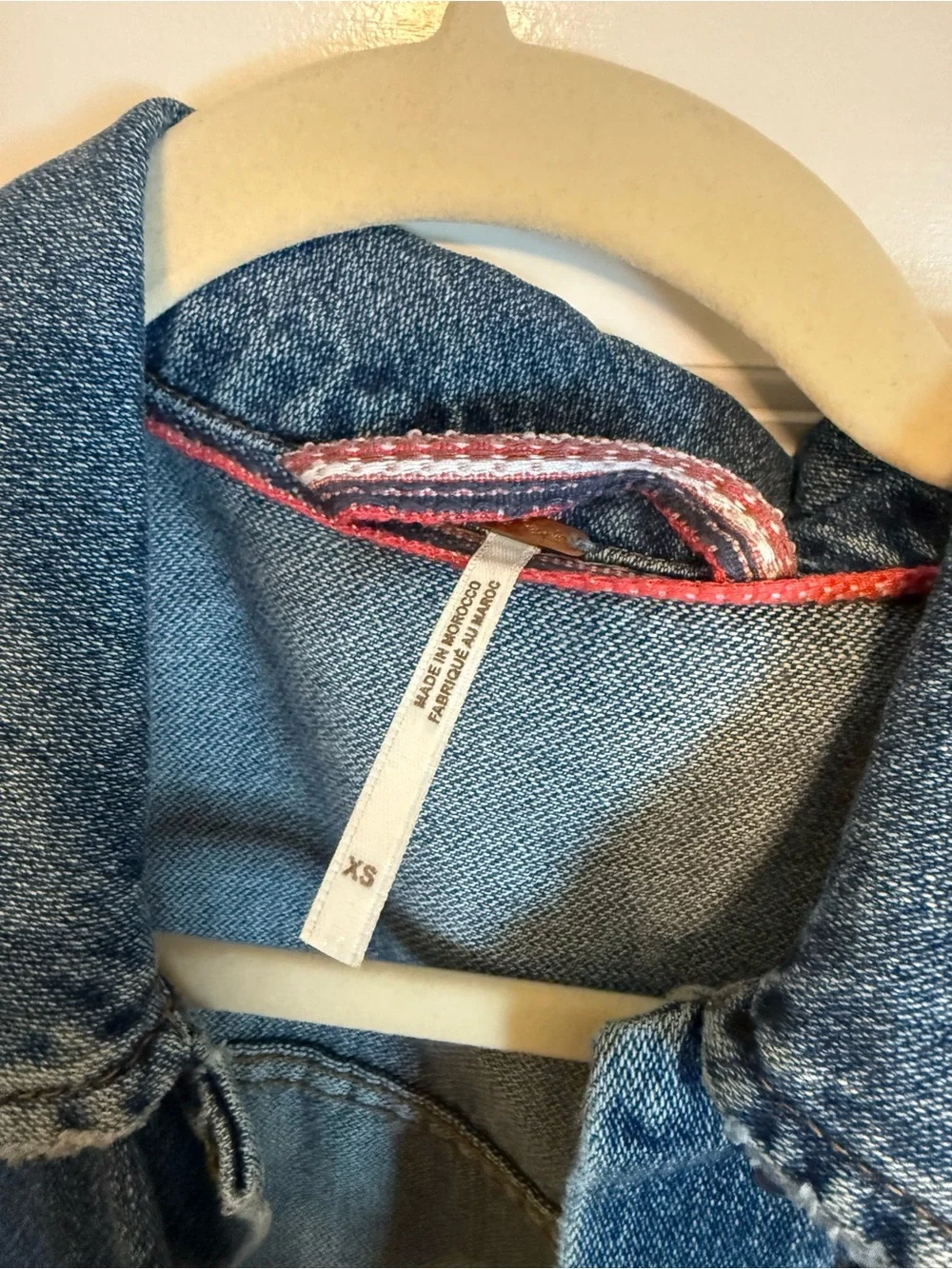 Free People Blue Denim Jacket - Picture 2 of 2